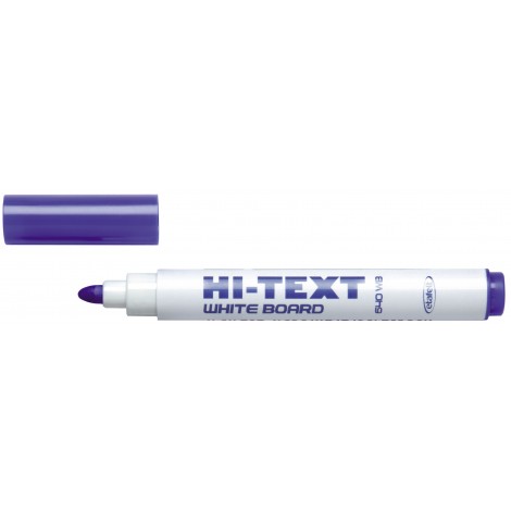 Etafelt Hi-Text 640 - Marcatore a secco per lavagne, tratto 4mm, colore blu  - 12pz - 20640WB012SM/003 - C92ET0137