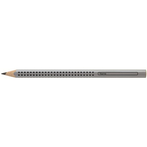 Faber-Castell Grip 2001 Jumbo - Matita in grafite di alta qualita` con fusto triangolare antiscivolo, gradazione B - Prezzo singolo, ord. minimo 12pz - 111900 - C92FB0206