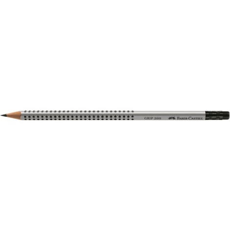 Faber-Castell Grip 2001 - Matita in grafite con fusto triangolare antiscivolo, gradazione HB  - Prezzo singolo, ord. minimo 12pz - 117200 - C92FB0208