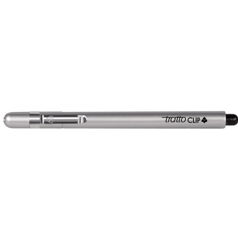 Tratto clip – Penna punta in fibra e inchiostro a base d`acqua, fusto metallizzato e clip in acciaio inox, tratto 0,3mm, colore nero – Prezzo singolo, ord. minimo 12pz – F803803 - C92FI0054