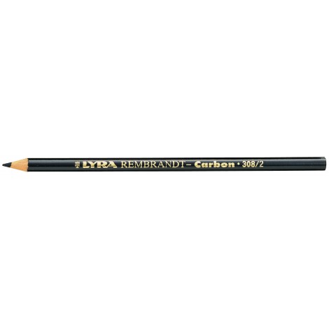 Lyra Rembrandt Carbon - Matita in carboncino 2B, traccia piena e pastosa di colore semi opaco - Prezzo singolo, ord. minimo 12pz - L2055905 - C92FI0133