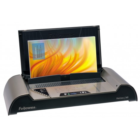 Fellowes Helios 60 - Rilegatrice termica con capacita` di rilegatura fino a 600 fogli con dorsi fino a 60mm, ciclo variabile per diversi formati, formato max A4 - 5642003 - C92FW0359