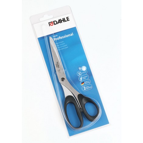 Dahle  Forbice 21cm con lama microdentellata in acciaio inox, punta appuntita, impugnatura simmetrica - R050008 - C92DA0031