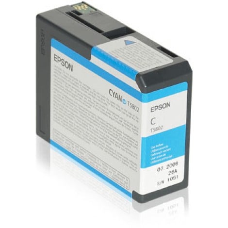 T5802 Cartuccia inchiostro ciano per Epson STYLUS PRO 3800 (80ml) 1pz - C13T580200