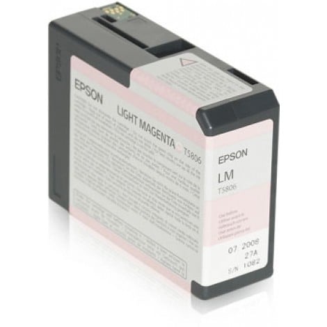 T5806 Cartuccia inchiostro magenta chiaro per Epson STYLUS PRO 3800 (80ml) 1pz - C13T580600