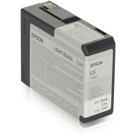 T5807 Cartuccia inchiostro nero chiaro per Epson STYLUS PRO 3800 (80ml) 1pz - C13T580700