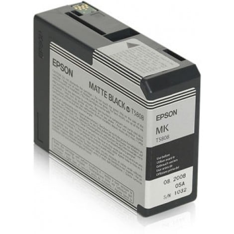 T5808 Cartuccia inchiostro nero opaco per Epson STYLUS PRO 3800 (80ml) 1pz - C13T58080N