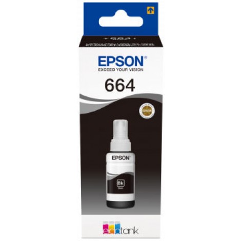 T6641  Flacone nero per Epson ECOTANK L 300 (70ml) 1pz - C13T664140