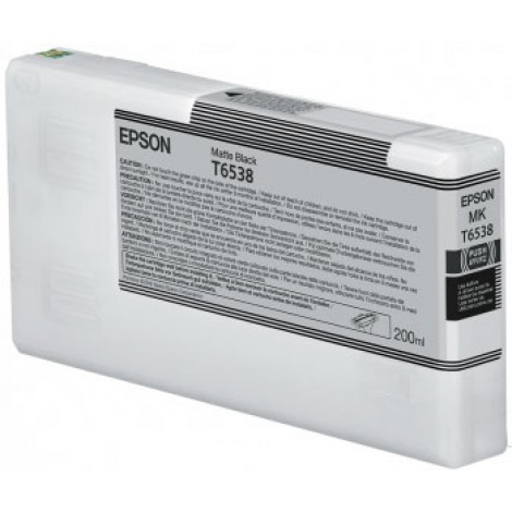 T6538 Cartuccia inchiostro nero opaco per Epson STYLUS PRO 4900 (200ml) 1pz - C13T65380N
