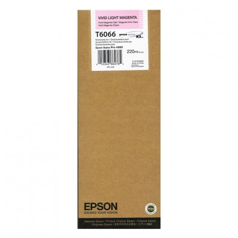 T6066 Cartuccia inchiostro magenta chiaro per Epson  STYLUS PRO 4880 (220ml) 1pz - C13T606600