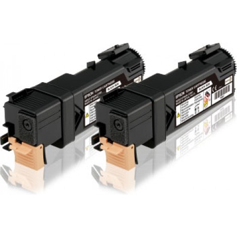 S050631 toner twinpack nero per Epson ACULASER C2900N (2x3.000pg) 1Conf. - C13S050631