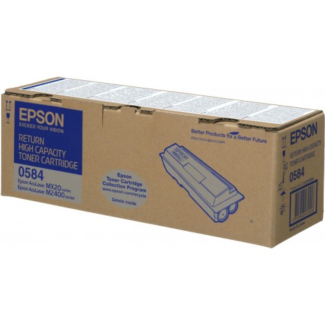 S050584 Toner RETURN nero per Epson ACULASER M2400D (8.000pg) 1pz - C13S050584