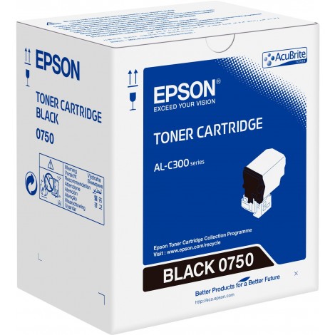S050750 Toner nero per Epson WORKFORCE AL C300DN (7.300pg) 1pz - C13S050750
