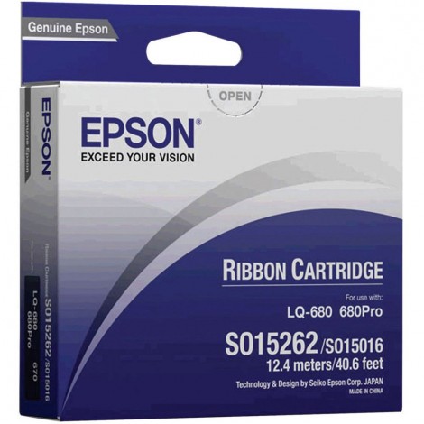 S015262  Nastro nylon nero per Epson LQ 670 (2.000.000 caratteri) 1pz - C13S015262