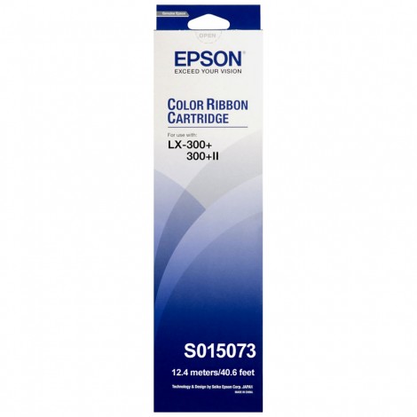 S015073 Nastro nylon colore per Epson LX 300 (caratteri 1.000.000 nero, 500.000 giallo, 700.000 ciano e magenta) 1pz - C13S015073