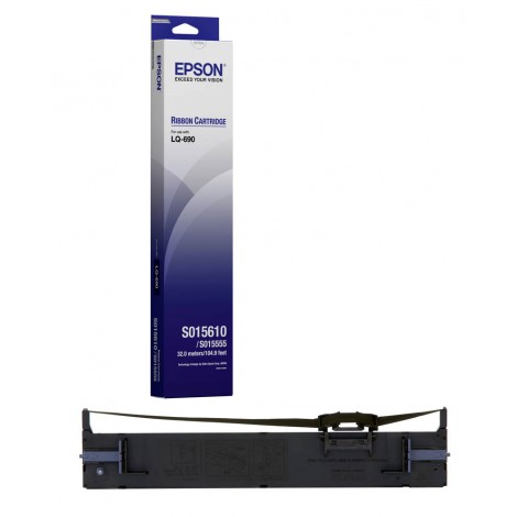 S015610  Nastro nylon nero per Epson LQ 690 (10.000.000 caratteri) 1pz - C13S015610