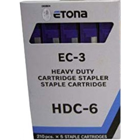 Etona HDC-6 - Punti per cucitrice EC-3 - Scatola 1050 punti in filo metallico  -   C92EO2020