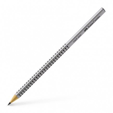 Faber-Castell Grip 2001 - Matita in grafite con fusto triangolare antiscivolo, gradazione HB - Prezzo singolo, ord. minimo 12pz - 117000 - C92FB0011