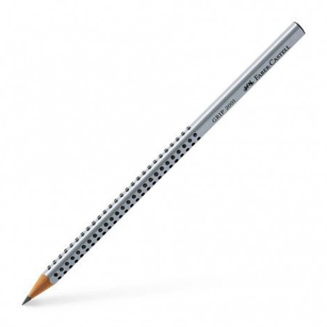 Faber-Castello Grip 2001 – Matita in grafite con fusto triangolare antiscivolo, gradazione 2H – Prezzo singolo, ord. minimo 12pz – 117012 - C92FB0015