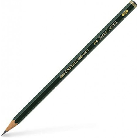 Faber-Castell 9000 - Matita in grafite con fusto esagonale e mina anti rottura, gradazione HB - Prezzo singolo, ord. minimo 12pz - 119000 - C92FB0016