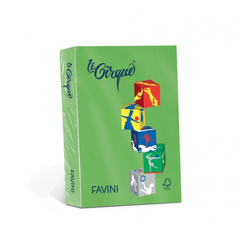 Favini Le Cirque - Carta A4, 500fg, 80gr, colore verde prato - 1pz - A71M504 - A71M504 - C92FV0294