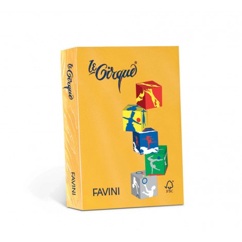 Favini Le Cirque - Carta A4, 250fg, 160gr, colore giallo oro - 1pz - A74H304 - C92FV0312