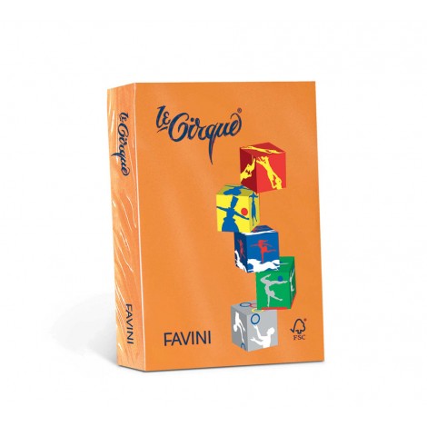 Favini Le Cirque Carta A4, 250fg, 160gr, colore arancione tropicale - 1pz - A74E304 - C92FV0316