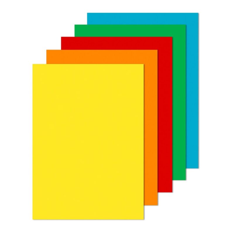 Favini Rismaluce Carta A4, 100fg, 90gr, 5 colori assortiti - 1pz - A69X104 - C92FV0330