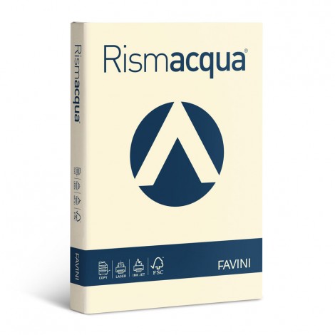 Favini Rismacqua – Carta A4, 100fg, 90gr, colore avorio  – 1pz – A69Q144 - C92FV0361