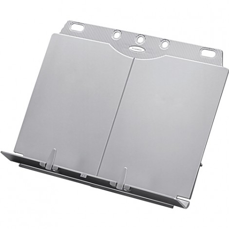 Fellowes Leggio a cavalletto con altezza regolabile in 9 posizioni, colore argento  - 1pz - 21140 - C92FW0300