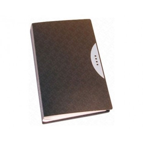 Fellowes Portabiglietti Office Suites,80 buste, 11,4x19,2cm, 240 spazi, colore nero - 1pz - 40346 - C92FW0317