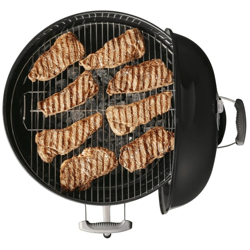 Weber Compact Kettle BBQ a carbone, sup. cottura Ø 57 cm, con coperchio Nero (1321004)  -  C921321004 - immagine 2