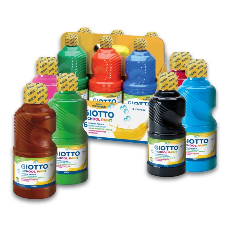 Tempera pronta School Paint, 250ml, colore magenta - F530810 - C92SC250MG