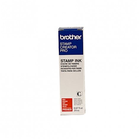Brother PRINKR - Inchiostro per timbri preinchiostrati per sc-2000 STAMP CREATOR, contenuto 20ml, colore rosso  - 1pz - C92B22003