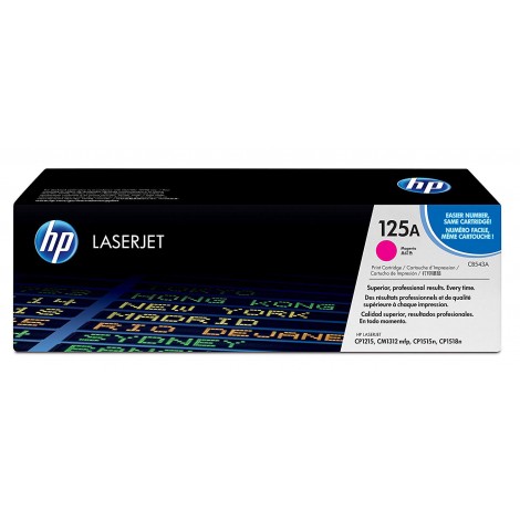 CB543A Toner MAGENTA per HP COLOR LASERJET CP 1515 (1.400pg)  125A -  C92H33432