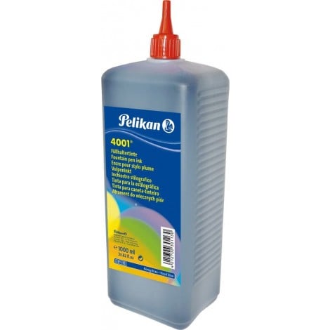 Pelikan 4001 - Flacone inchiostro stilografico da 1lt, colore blu  - 1pz - 301135 - C92PL0139