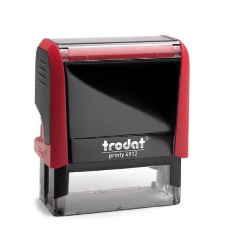 Trodat Printy 4.0 - Timbro 4912 autoinchiostrante, dimensioni piastra 47x18mm, climaticamente neutro e struttura in materiale plastico riciclato - 1pz - 43147 - C92TT1098