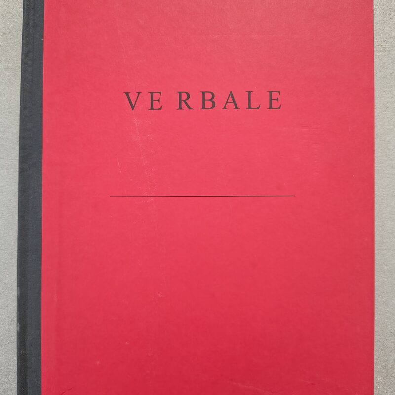 Cartotec Registro verbale numerato da 100 pagine con copertina pesante - C92VEN100