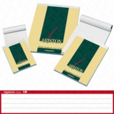Blasetti Ariston - Blocco a punto metallico, 70 fogli, copertina goffrata 170gr, A5, 60gr, 1R righe - Prezzo singolo, ord. minimo 10pz - 1067 - C92BS0350