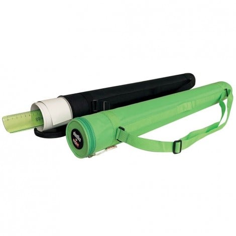 Arda Tubo portadisegni in nylon impermeabile con tracolla regolabile, maniglia e chiusura a zip, Ø8cmx75cm - 1pz - 1572S - C92AA0440