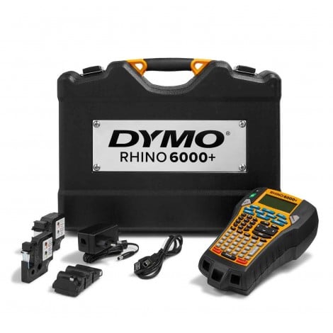 Rhino Etichettatrice 6000 dispositivo portatile per l`industria con connessione al pc, adatta a qualsiasi cantiere, ricca di scorciatoie per risparmiare tempo - 2122966