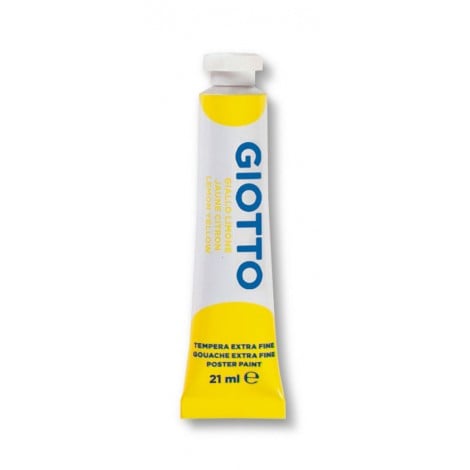 Giotto Tempera in tubetto, 21ml, colore giallo limone - F35500300 - C92FI7006