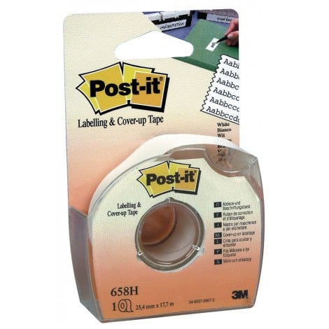 Post-It Correttore COVER UP 658H 25mmx17,7m 8 righe - 7100222076