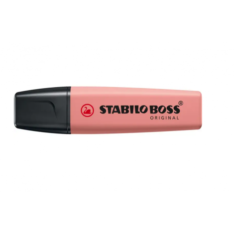 Stabilo Evidenziatore BOSS ORIGINAL, punta a scalpello, inchiostro a base d`acqua, tratto 2-5mm, colore terra di siena - 70/175