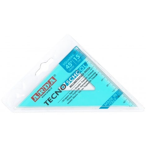 Arda Squadra 45° TECNOSCHOOL 15cm - 40115SS