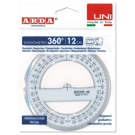 Arda Goniometro 360° UNI 12cm - 285SS
