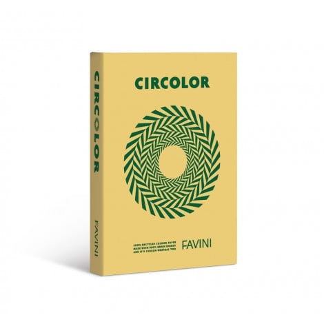 Favini Circolor - Carta A4, 500fg, 80gr, colore giallo - 1pz - A71B524
