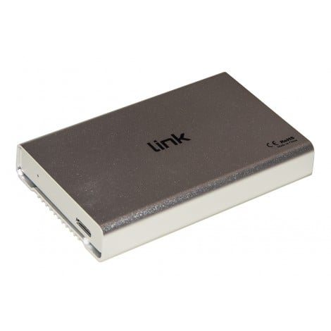 Link Box esterno con interfaccia USB 3.0 per HDD SATA 2.5", alloggiamento in alluminio e led per attivita` - 1pz - LKLOD254