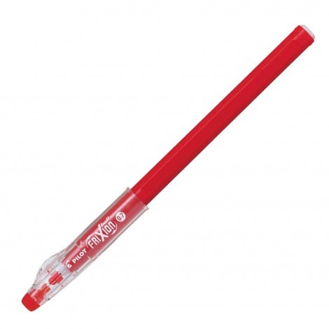 Pilot Frixion Sticks - Penna a sfera cancellabile non ricaricabile con inchiostro termo sensibile, punta media, colore rosso - Prezzo singolo, ord. minimo 12pz - 006895