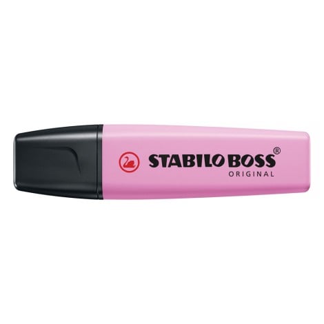 Stabilo Evidenziatore BOSS ORIGINAL, punta a scalpello, inchiostro a base d`acqua, resistente fino a 4h, tratto 2-5mm, colore fucsia freddo -  70/158